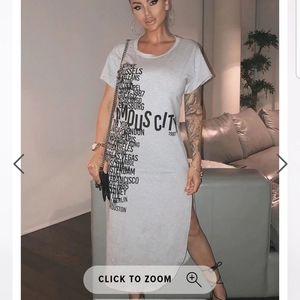 Send me your location maxi dress